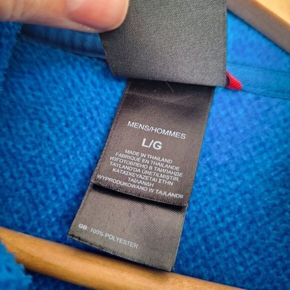 The North Face Men's Blue color  pullover jacket  size L - Picture 3 of 7